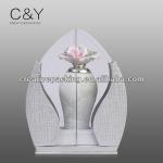 clear acrylic perfume/fragrance packaging box with two doors