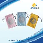 logo printing drawstring microfiber bag