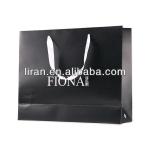 Custom Logo Printed Bags paper bag With Ribbon Handle & shopping paper bag