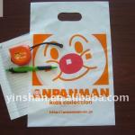 Hot sale die cut packaging type plastic bags