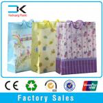 Transparent christmas plastic gift packing bag