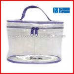 transparent clear pvc bag with your logo and zipper