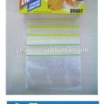 Custom printed ziplock plastic bag