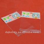 Clear and recycle OPP plastic bag with self adhesive