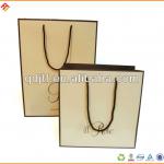 LOGO Printed Elegant Paper Bags with Shoulder Length Handle
