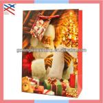 Paper Gift Bag/Christmas Gift Bag with Santa