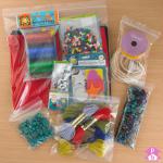 Clear self-adhesive OPP bag / Poly bag with colorful header