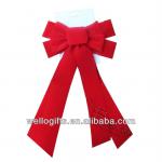 Velvet pre-made ribbon bow