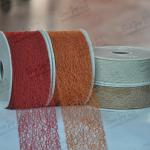 Beautiful wedding decorative mesh ribbon