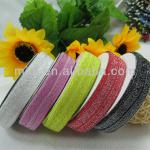 16mm glitter foe hair tie elastic ribbon