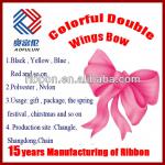Colorful Pre-Made Double Wings Ribbon Bows