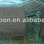 100% Natural Jute Burlap Ribbon wire edge