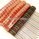 colorful pp plastic Flower Mesh wrapping for gift decoration