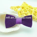 purple new design bows for garments
