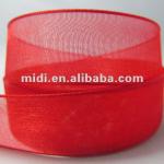 Promotion sheer nylon organza ribbon for make bow