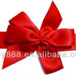 Pre tied gift packing satin ribbon bow
