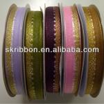 Gift Packaging Metallic Glitter Organza Ribbon