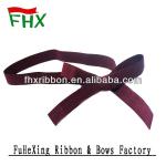 china wholesale ribbon bow elastic ribbon with loop