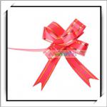 Hot!! Beautiful Gold Edge Red Pull Bow Gift Ribbon