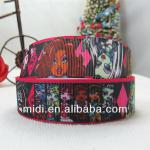 newest 1&#39;&#39; character printed grosgrain ribbon cartoon character ribbons monster high printed ribbon