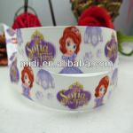 Wholesale 100%polyester printed grosgrain ribbon 7/8&quot; Pincess Sophia