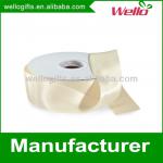 1 inch offwhite China wholesale high quality single face box packaging decorative polyester satin ribbon
