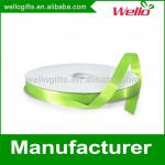 7/8 inch colorful China wholesale high quality single face box wrap decorative polyester satin ribbon