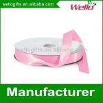 5/8 inch light pink China wholesale high quality double face box wrap decorative polyester satin ribbon for wedding