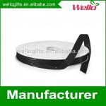 3/8 inch black China wholesale high quality single face box wrap decorative polyester satin ribbon