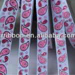 2013 new ribbon silver printed grosgrain ribbon