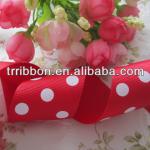 dots printed grosgrain ribbons with 38mm