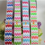 printed grosgrain chevron ribbons