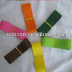 100% polyester solid grosgrain ribbon