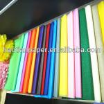 various color tissue paper