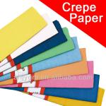 Color Crepe Paper For Gift/Promotion/Decoration/solid color wrapping paper