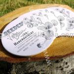 Handmade plantable coaster,Seed paper coasters