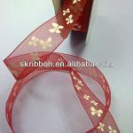 Printed Sheer Organza Ribbon