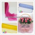 flower wrapping organza roll with sewing edge