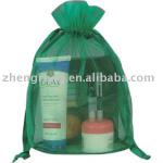 Organza bag for gift with ribbon drawstring