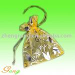 Organza Pouch With Ribbon Drawstring