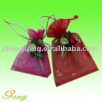 Organza Pouch With Flower (12*17cm)