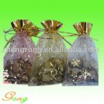 Golden Mouth Organza Bag