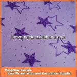 Organza Fabric Wedding Decoration with Star Glitter