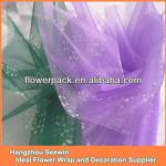 Snow Organza Fabric Roll For Party Decoration And Wrapping