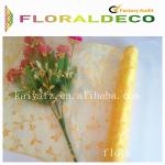 Flocking Organza Flower Wrapping