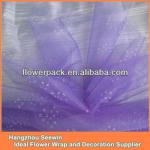 2014 Hot Sale Transparent Snow Organza Fabric