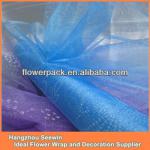 Snow Organza Fabric Roll For Party Decoration And Wrapping