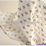 gold logo custom printed tissue paper