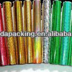 holograhic gift wrap design plastic wrapping paper roll laser wrapping film