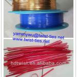 PET metallic twist ties/twist tie machine for packaging
